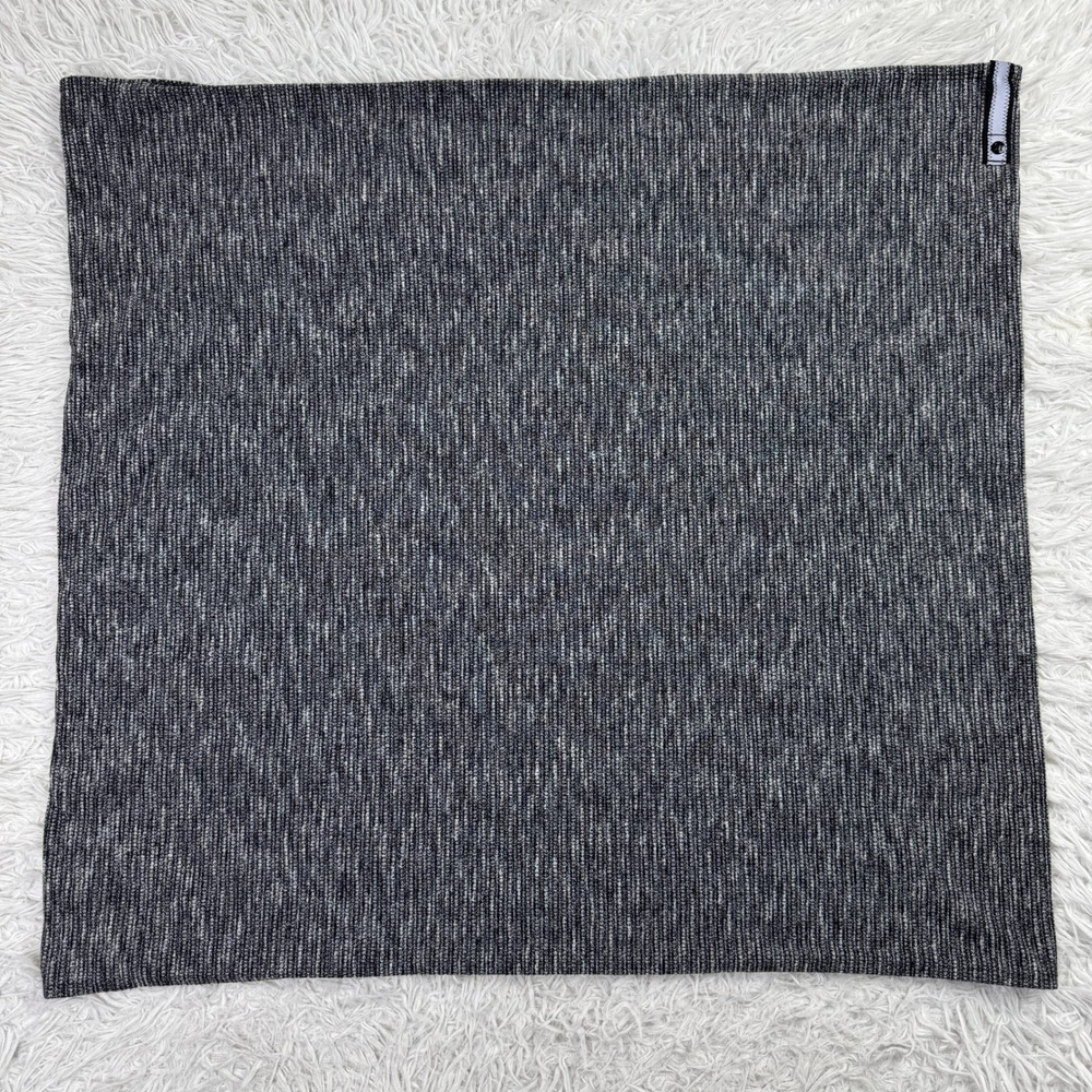 Lululemon Scarf Womens One Size Heathered Gray Vinyassa Rulu Snaps Wrap